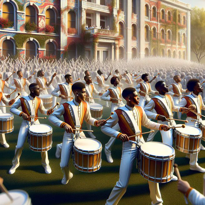 Teaching a Drumline at My College