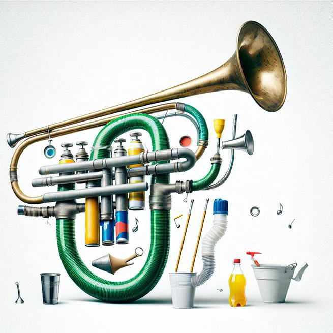 What Is This Homemade Trombone Contraption